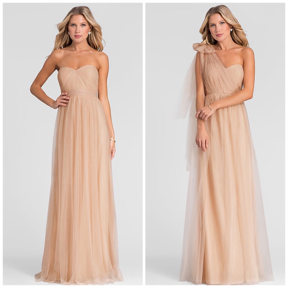 Jenny Yoo Annabelle blush pink convertible gown
